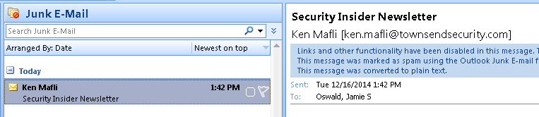oswaldxxl's tweet image. I&apos;m disappointed Ken. I feel like you&apos;re better than this. #SecurityNewsletter #JunkMail