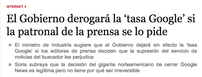dbravo's tweet photo. En legislación y política sobre internet no hay mayor ridículo en todo el mundo que el del gobierno y AEDE. Muestra: http://t.co/OlU7S5Opyi