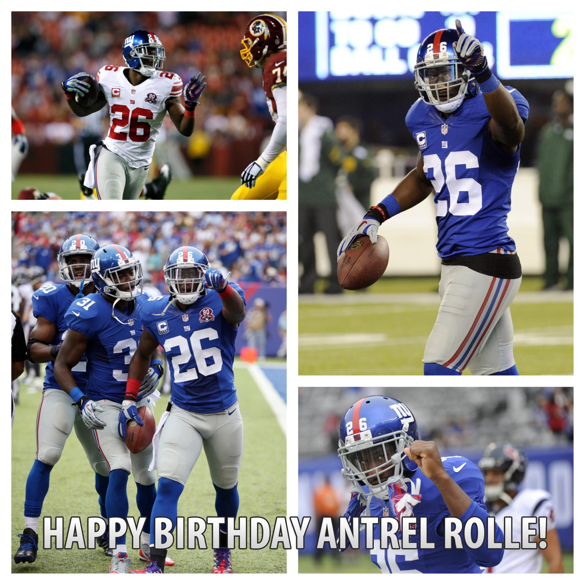 Happy Birthday to Captain Antrel Rolle!  