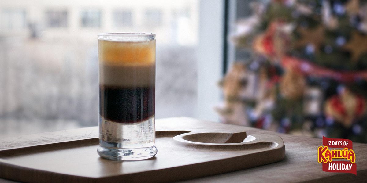 Kahlua's tweet photo. On the third day of holiday Kahlúa gave to me… three B-52 layers. #KahluaHoliday http://t.co/AbeNHtWh1X