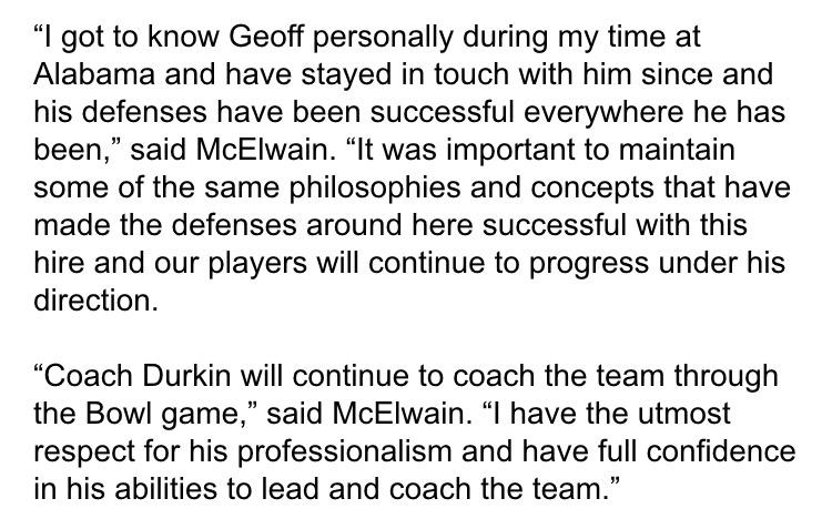 OurTwoBits's tweet photo. Coach Mac on why he's hiring @CoachCollins as #Florida's Defensive Coordinator (h/t @gatorzonefb)... http://t.co/LtaLxCkg25