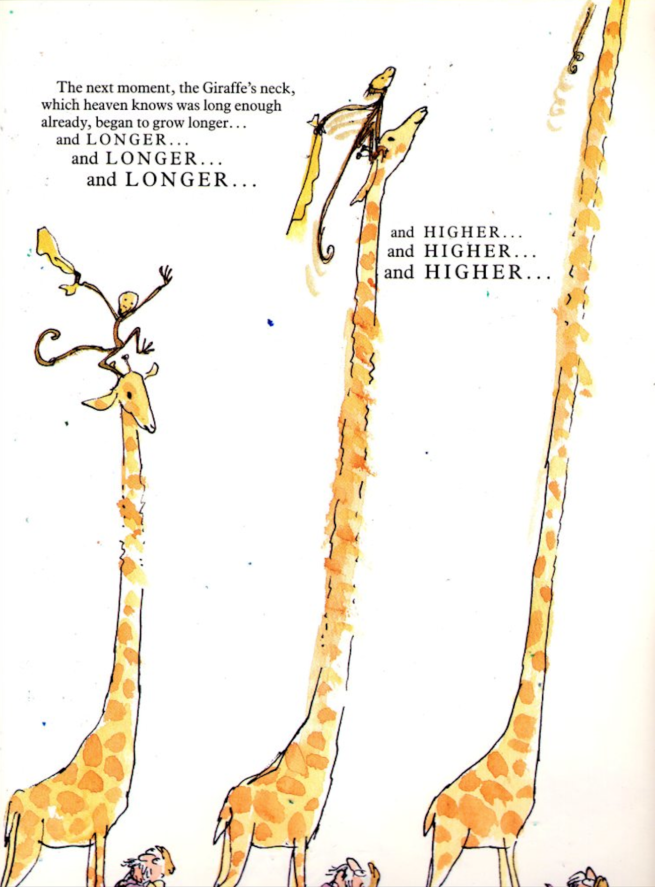 . Happy Sir Quentin Blake! Favourite ALL of "The Giraffe, the Pelly and Me"! 