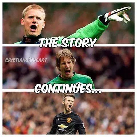 TheFootballFeel's tweet photo. United's Amazing keepers http://t.co/k6H1CT1ifH