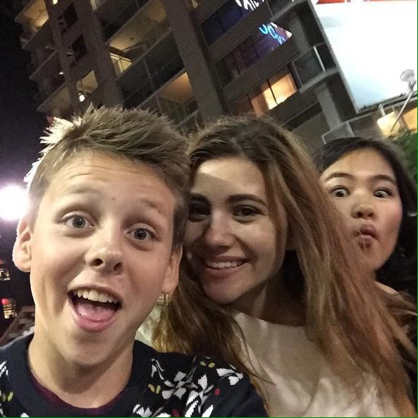 We were at the Christmas parade, nice with all of you ! @ItsTheBelinda