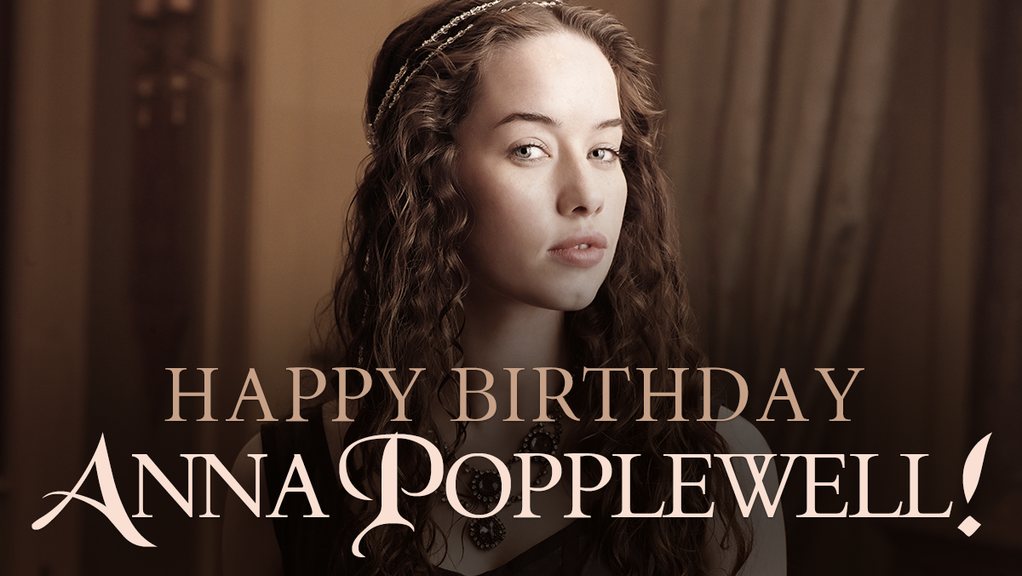 Sending warm wishes to on her special day. Happy Birthday, Anna Popplewell! 