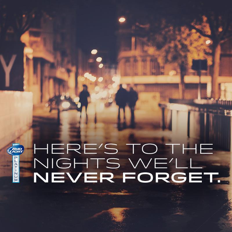 Cheers. #MakeItPlatinum