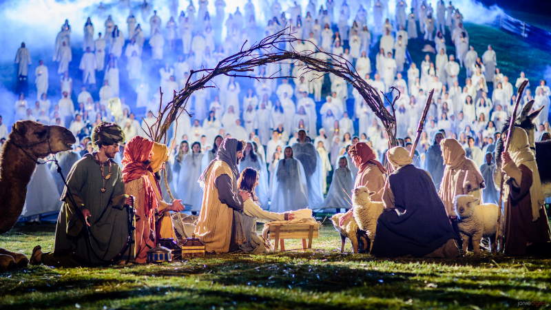 SheriDew's tweet photo. Loved being part of the World's Largest Live Nativity. #ShareTheGift | http://t.co/oIcwxTex0X