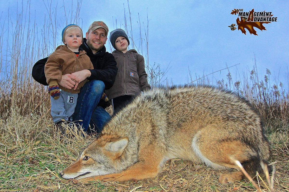MnagemtAdvntge's tweet photo. @LandTheDream taking the opportunity to introduce his boys to the importance of predator management this past weekend http://t.co/oP2A5a5P8g