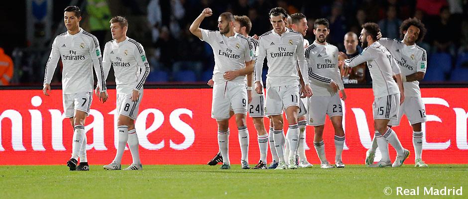 realmadrid's tweet photo. 0-4: ¡A la final del Mundial de Clubes! http://t.co/WqQNp2DHBZ #CRUvsRealMadrid #RMLive http://t.co/0tesn6ZJLJ
