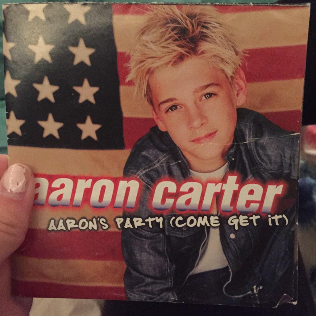 It truly is a Happy birthday to me! I found my old Aaron Carter CD 