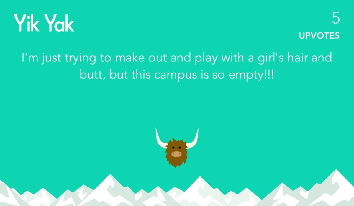 MTV2GuyCode's tweet photo. Yik Yaks That Prove Party School Students Are Smart...In Their Own Way http://t.co/SZQ2lJIl8e http://t.co/Mghw4CXL1R