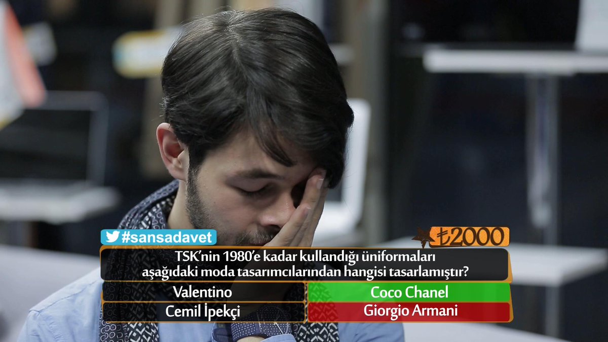 SansaDvet's tweet photo. Sorumuzun doğru cevabı; Coco Chanel. 2000 TL değerindeki ödüllerini kaybediyor.  #sansadavet http://t.co/bHxrjMalIi