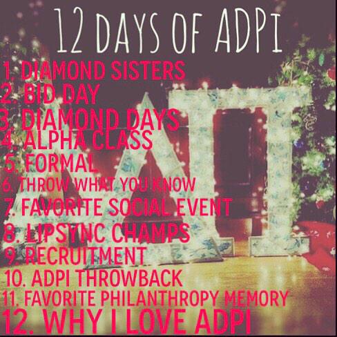 EKU_ADPi's tweet photo. We are LOVING seeing our sisters posting their #12DaysOfADPi on Instagram!!! Keep it up ladies!! #ekuadpi 💎💙 http://t.co/t3n4Bk4vW8
