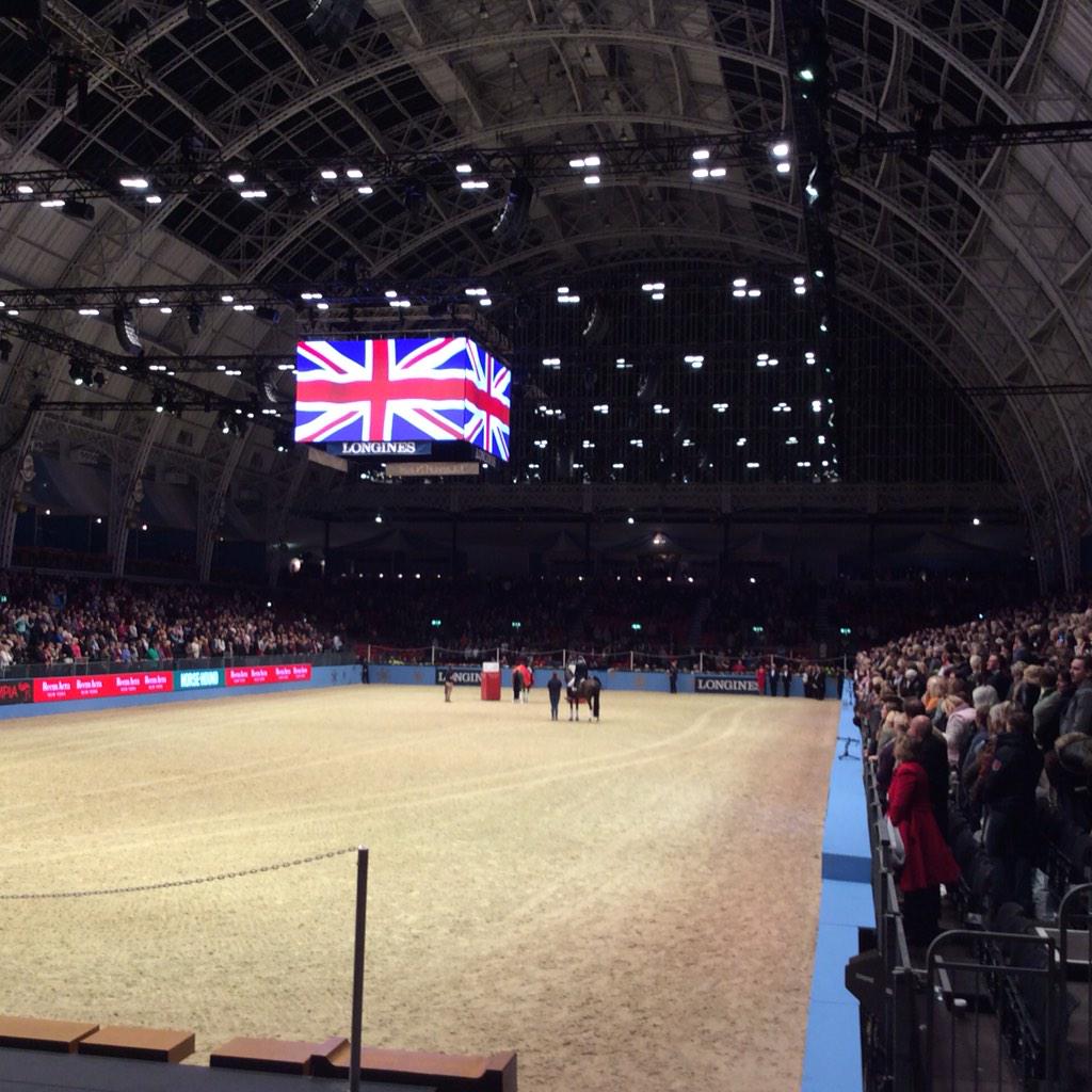 Olympia Horse Show on Twitter "The crowds all stand for the national