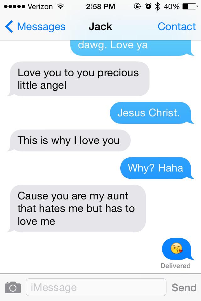 SamAnnClem's tweet photo. Yes, so accurate #conversationswithjack @JackRosellini http://t.co/U0ErAHXn9i