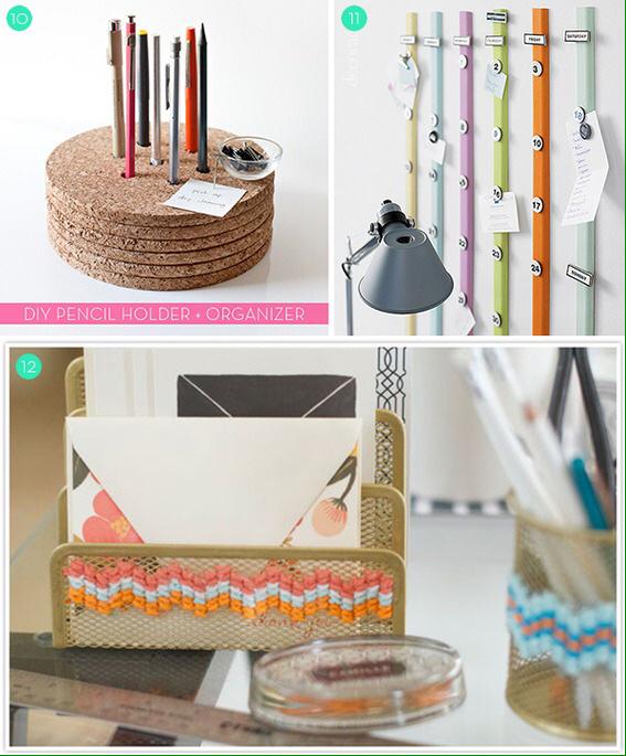 ____DIY_____'s tweet image. Desk organization! Cuteness helps me study and stay focused!!