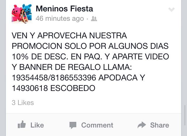 meninosfiesta's tweet photo. Últimos días del año para aprovechar las promociones de @meninosfiesta 🎁🎅🎄 http://t.co/SrwY4FrdHx