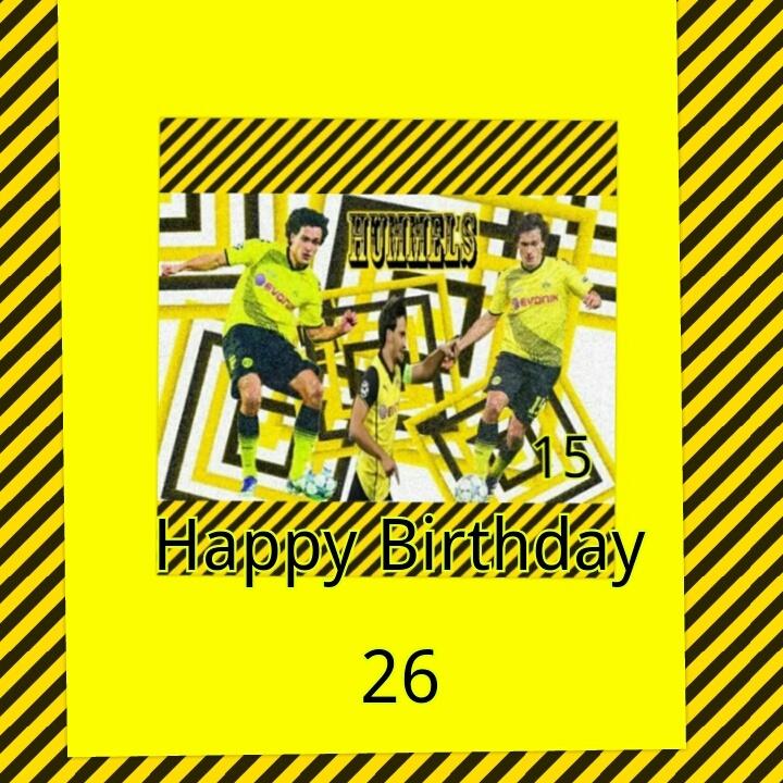  Happy Birthday, Mats Hummels 