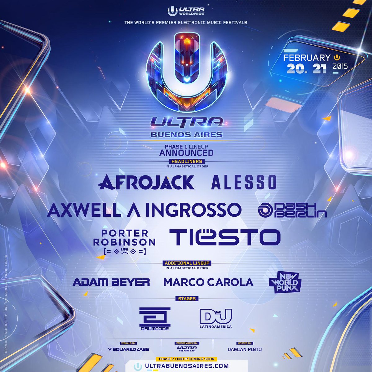 Ultra Music Festival Buenos Aires 2015 | Lineup | Tickets | Prices | Dates | Schedule | Live Stream | After Parties | Video | Rumors | Mobile App | Hotels