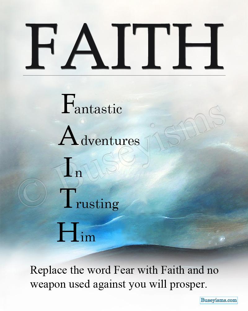 faith against fear