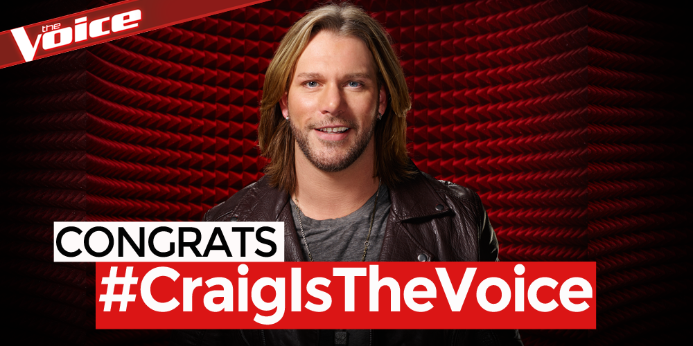 NBCTheVoice's tweet photo. #CraigIsTheVoice http://t.co/YJeC9QKLGj