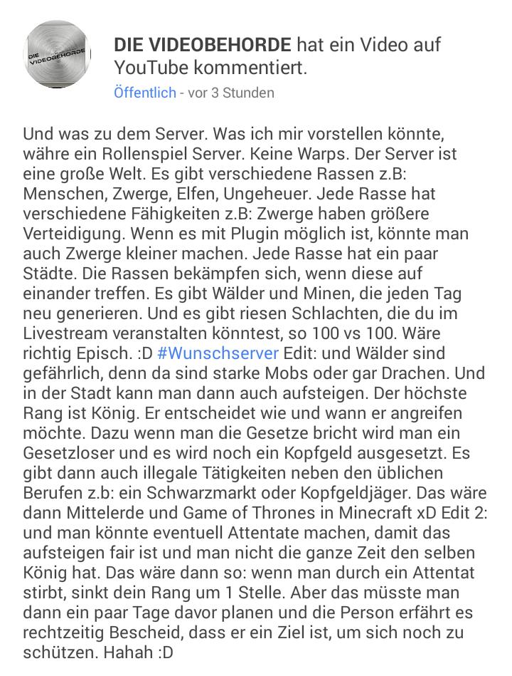 DerMarat's tweet photo. #wunschserver @unge Habe schon auf YouTube geschrieben, jetzt nochmal auf Twitter. Hier ist mein Vorschlag. :D http://t.co/CTI7C0LSin