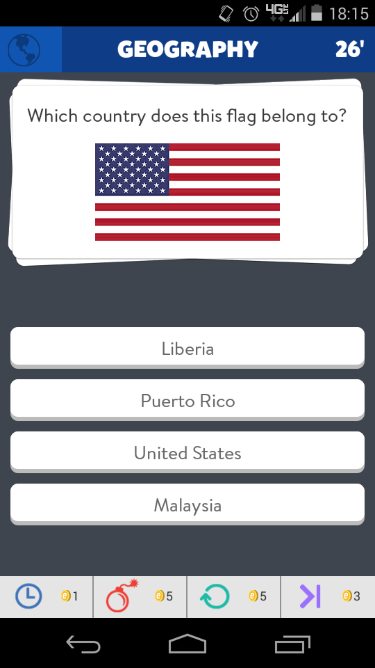 Intheadlights's tweet image. Welcome to the lowered expectations of Trivia Crack, where common knowledge means nothing.