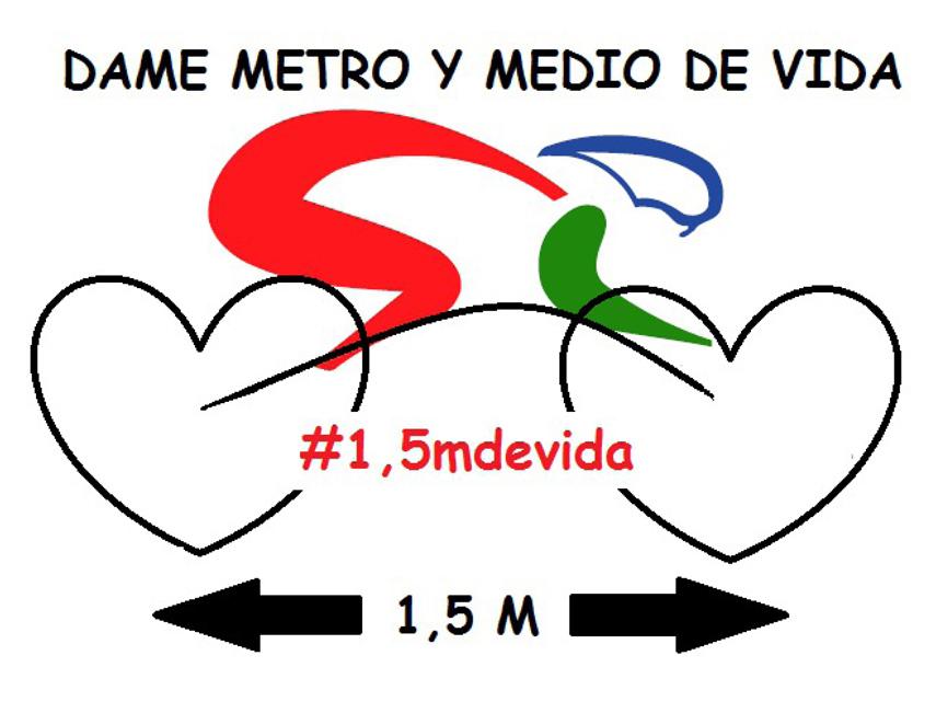 Gunsjim1's tweet photo. La ACP lanza la campaña ‘Dame metro y medio de vida’ para concienciar a los conductores.
http://t.co/OC5x0z3K0J http://t.co/ApLx6M3hxt