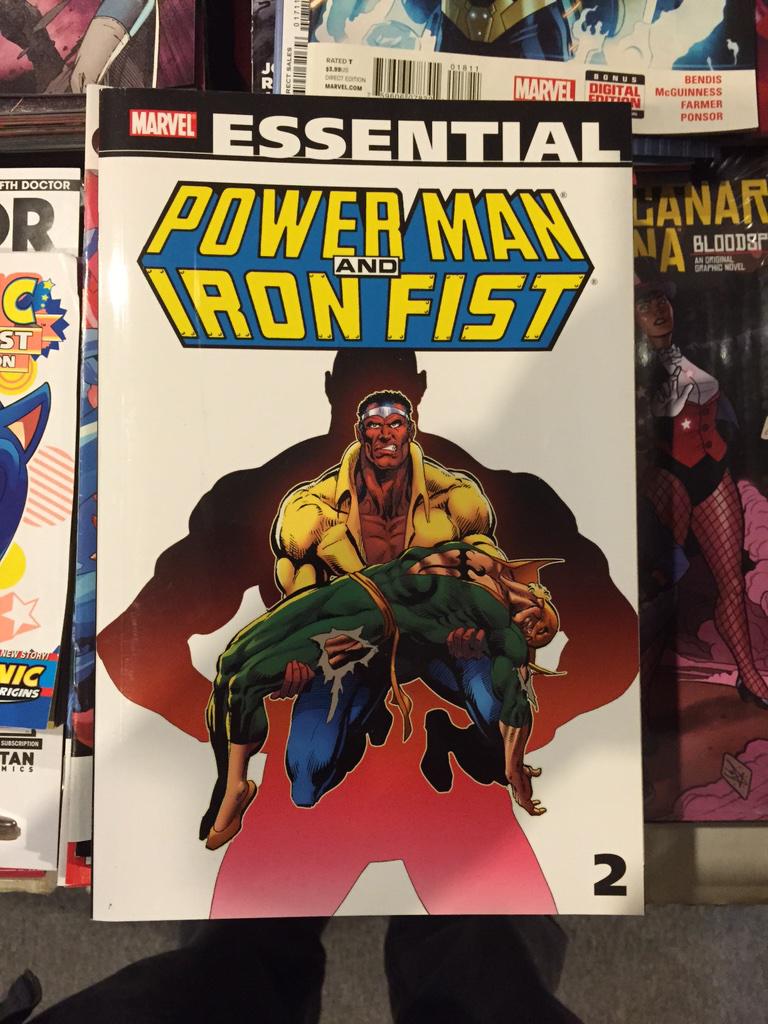 RelicLord's tweet image. .@JakobDavies if U rly like #IronFist &amp;amp; don't mind BW bks get #MarvelEssentials #PowerMan&amp;amp;IronFist 4 his 1st stories