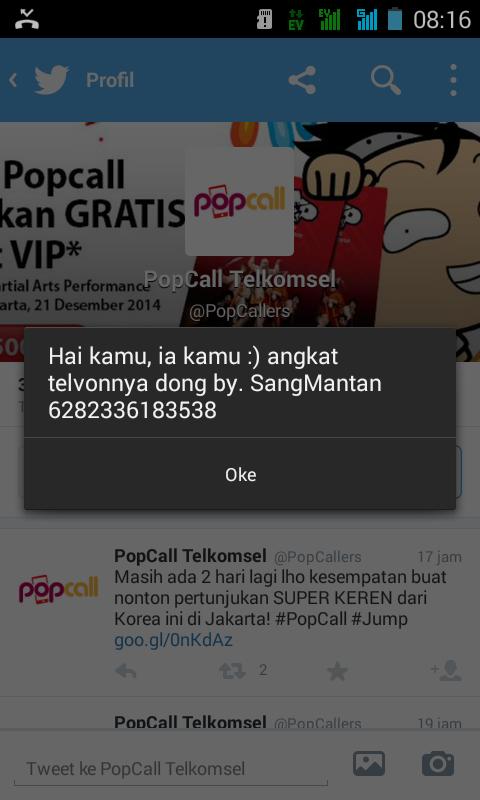iNeeuProduk's tweet photo. @PopCallers kalau dapet telvon kayak gini, yakin mau ngangkat ?? ✌ #PopCall #JUMP #PopQuiz http://t.co/V7GV6KX1lK