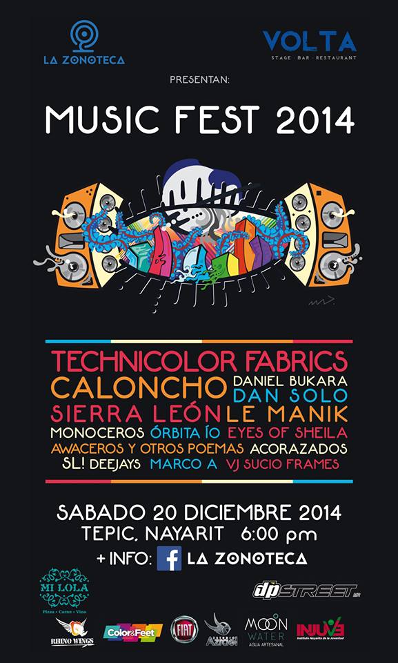 orbita_io's tweet photo. Aquí la lista completa de las bandas que participaran en el MusicFest 2014! la mejor forma de despedirnos :) http://t.co/GCNSyBi0cO
