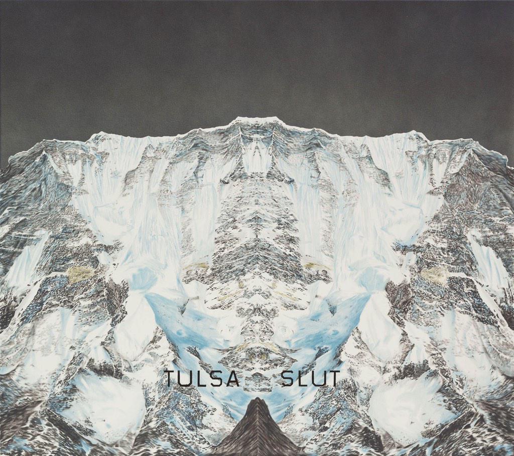 Happy 77th Birthday to legendary Oklahoma artist Edward Ruscha! "Tulsa Slut" (2002) is  