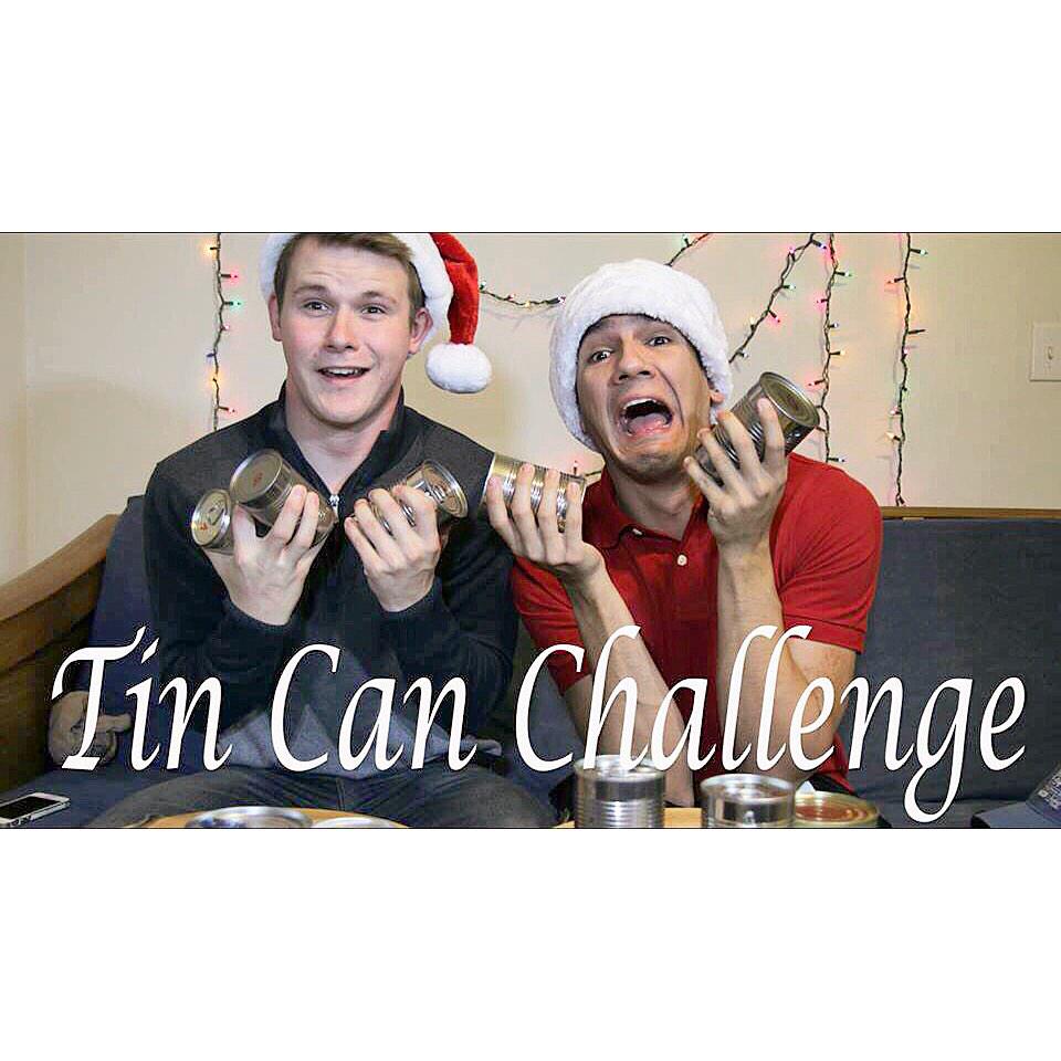 cray_rayy's tweet photo. Check out the Tin Can Challenge with @_ayyyJAKE Also RT this because I really almost puked 😷😒 https://t.co/ZoCnD6u19T http://t.co/XpCu7IxspU