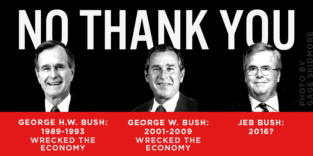 RT if this was your reaction to Jeb Bush's announcement that he'll "explore the possibility of running for President"
