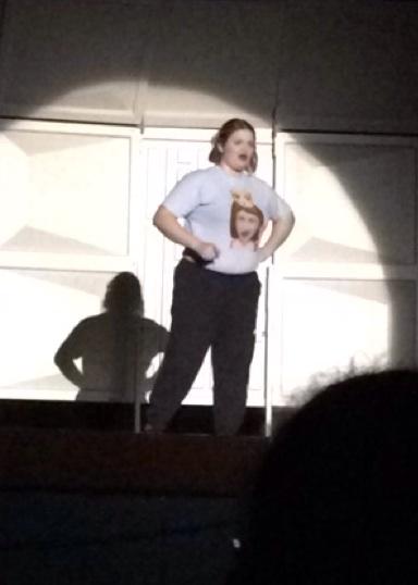 OPBeard's tweet photo. Watch out, @MirandaSings! Looks like Claire Fincham could be giving you a run for your money. &amp; your baes. #Mirfanda http://t.co/OLwYpMqIo1