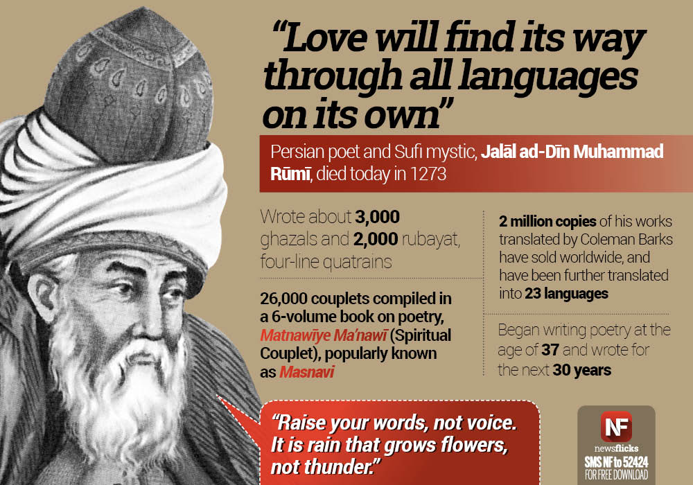 Newsflicks Only From The Heart Can You Touch The Sky Remembering Persian Poet Rumi Who Died Today In 1273 Http T Co R9rbk2qpoq Newsflicks Only From The Heart Can You Touch The Sky Remembering Persian Poet Rumi Who Died Today In 1273 Http T Co R9rbk2qpoq