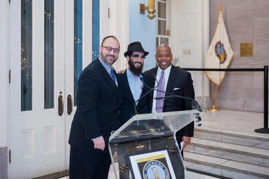 #Chanukah #Boroughhall <a href="/joeleisdorfer/">Joel Eisdorfer</a> <a href="/ChabadLubavitch/">Yaacov  Behrman</a>