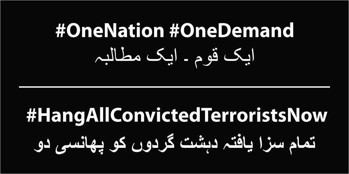 w_dablew's tweet image. #OneNation #OneDemand #HangAllConvictedTerroristsNOW . @HamidMirGEO