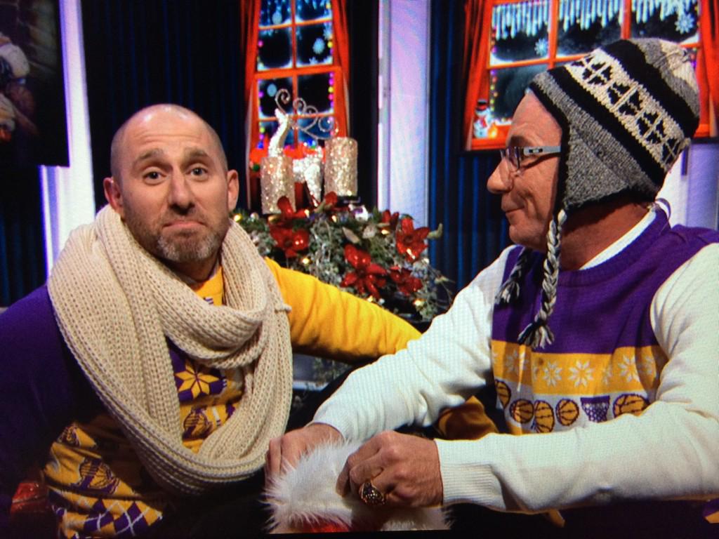 BMooreReport's tweet photo. @coachdavemiller and AK of the @KamBrothers playing a round of #questionsfromaHat on @TWCSportsNet #forever21 style http://t.co/iA8Fr2q8Wi