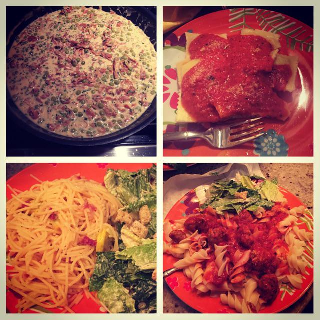Made four different pastas and pasta sauces the last four nights. Was amazing. #Italian ...  tmi.me/1eUkdd