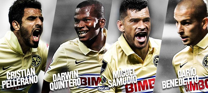 ClubAmerica's tweet photo. #SiTeLoPerdiste Te presentamos a nuestros refuerzos Águila para el Clausura 2015.

#JuntosPorElBicampeonato http://t.co/ZJziuXFbzX