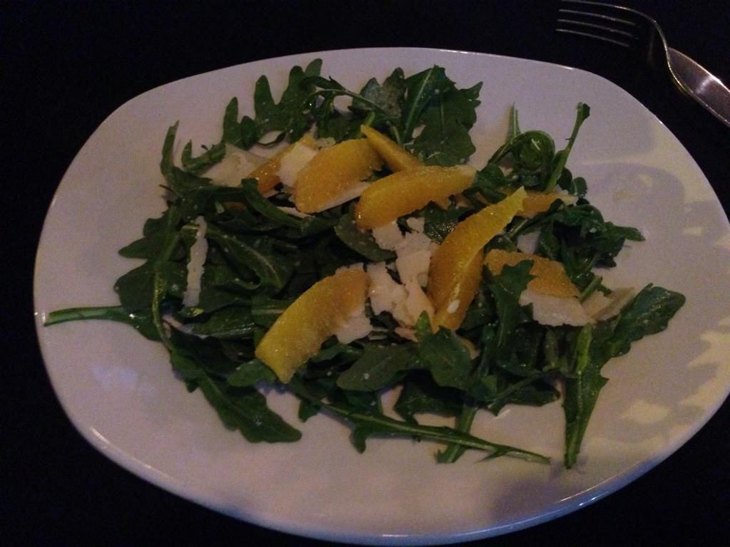 TangoBistro's tweet photo. Arugula citrus salad with fresh orange segments &amp; grana Padano cheese. #PerfectBeerPairing #sogood @Worldbierhaus http://t.co/OuNmYh7t7F