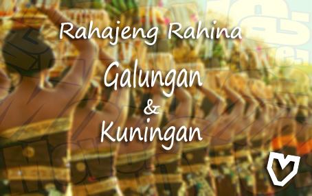 Rahajeng rahina Galungan lan Kuningan