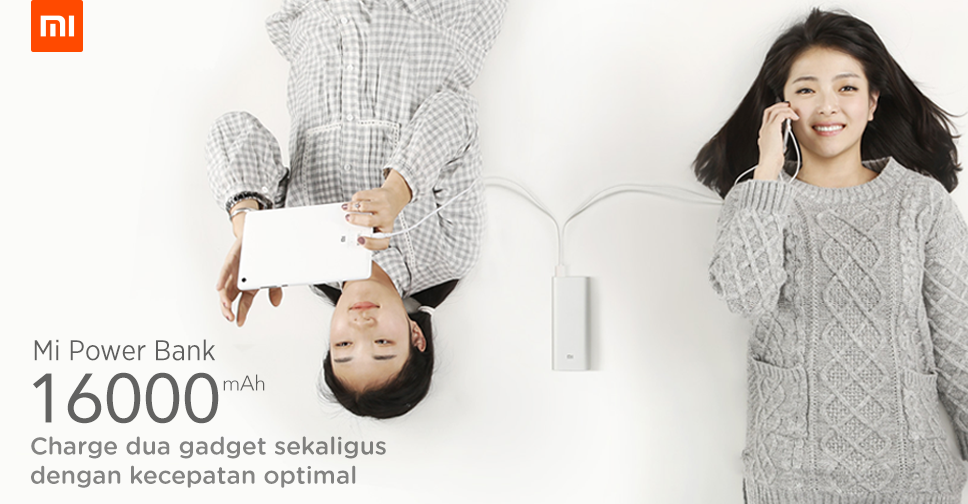 XiaomiIndonesia's tweet photo. #MiPowerbank16000 Dengan smart usb dari Texas Instruments, charge 2 gadget dg cepet! Besok di http://t.co/xKPUd7bcFL http://t.co/hF0pejTu4x