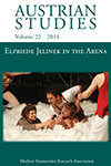 MHRABooks's tweet photo. Just published:
Austrian Studies Vol. 22: 'Elfriede Jelinek in the Arena'
http://t.co/LRFfyFZPVg http://t.co/eYBeKYZ2Ga