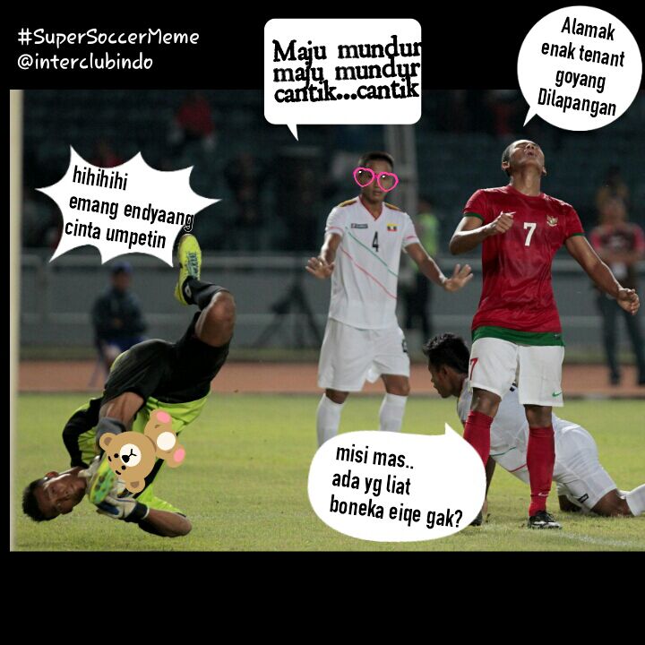 Lelaki kemayu... Udah cucok belom cyiinn :') @bolanewscom <a href="/my_supersoccer/">SuperSoccer TV</a> #SuperSoccerMeme