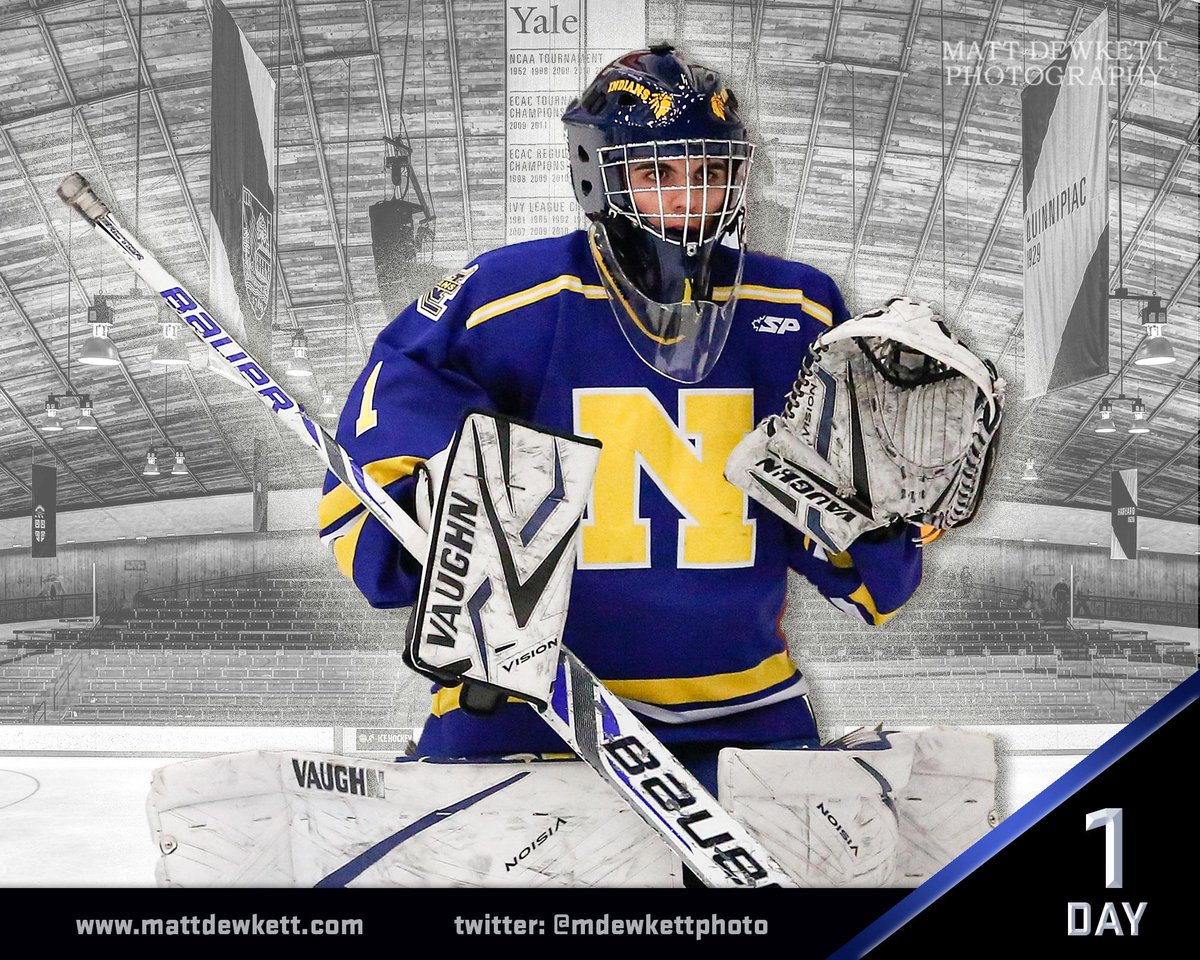 MDewkettPhoto's tweet photo. Second up in the goalie group is @CCriniti of #nhspuck. #countdowntoCThockey #cthk http://t.co/m9jC56yROT