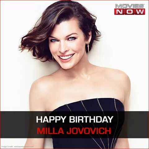 Happy Birthday milla jovovich 