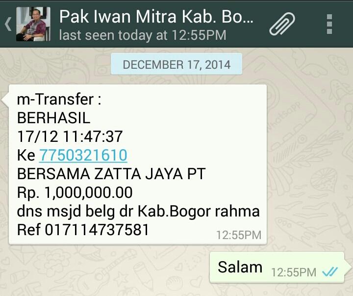 Pak iwan berdonasi sebesar rp. 1jt utk masjid belgia, nikmatnya berbagi. <a href="/elzattahijab/">elzattahijab</a> <a href="/elzattahijab_/">elzatta hijab</a> <a href="/airawedding/">Aira wedding hijab</a>
