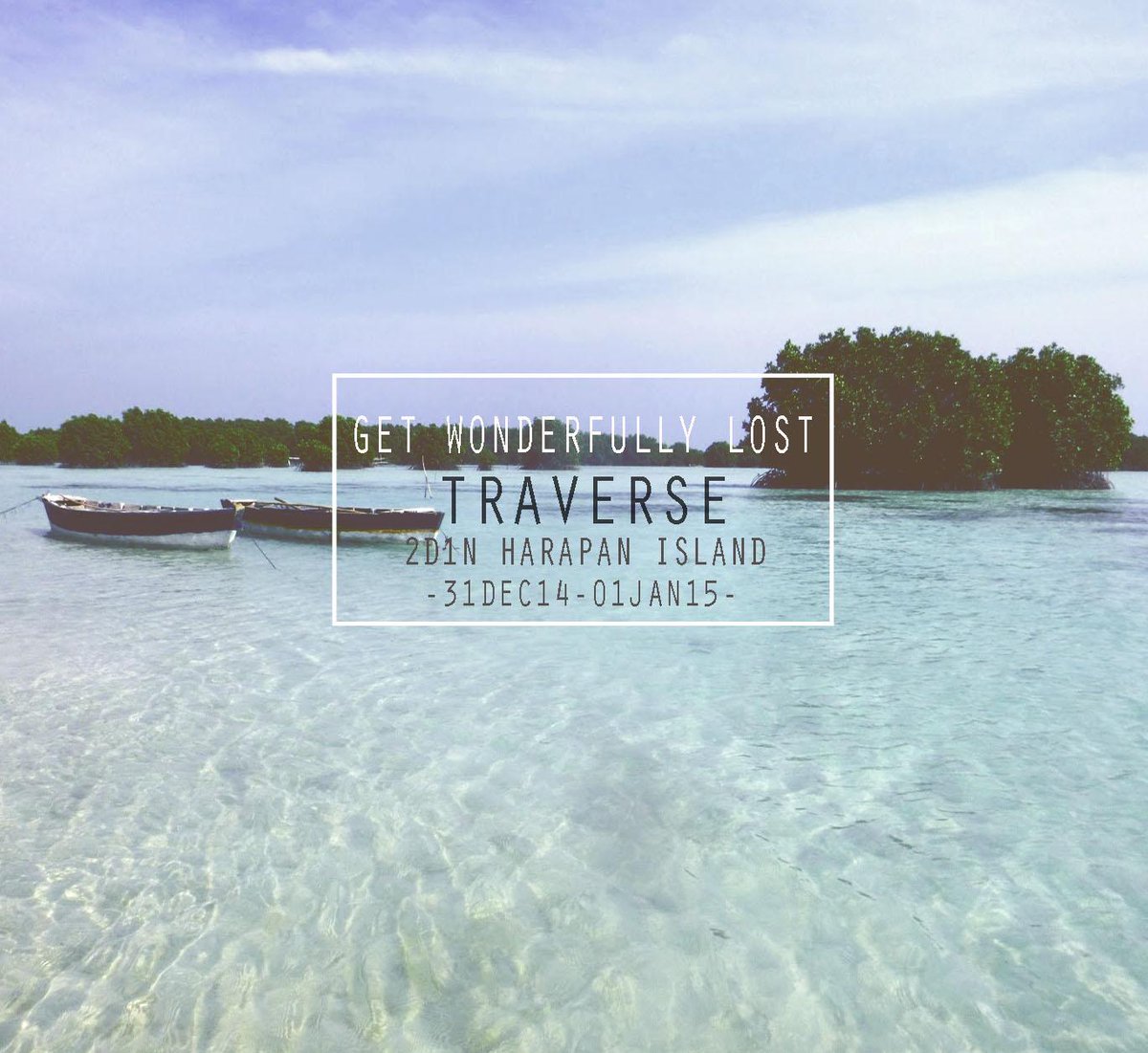 TraverseID's tweet photo. [Open Trip] 2D1N  counting times in Harapan Island! 31Dec14-01Jan15. Only IDR 350k/pax! info:081316150660 (sms/call) http://t.co/YVtzz9rJWT